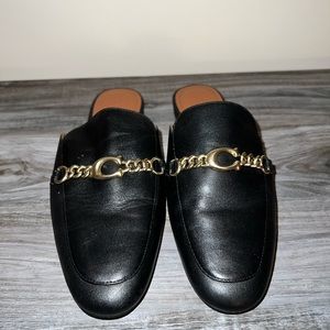 Coach Leather Mules